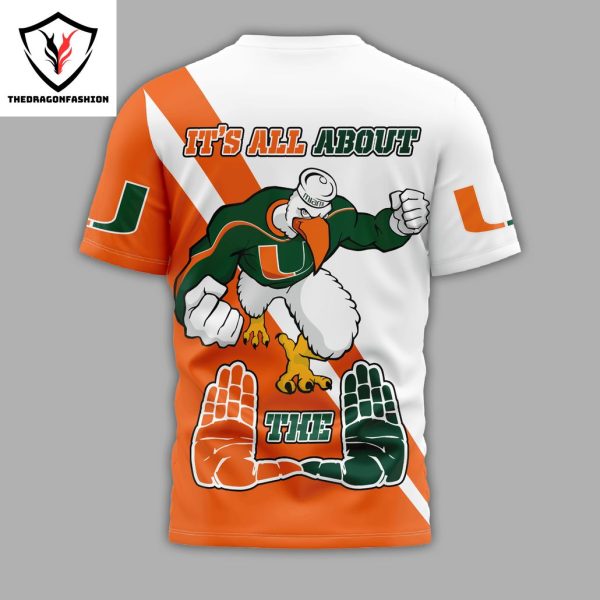 Miami Hurricanes Go Canes Go 3D T-Shirt