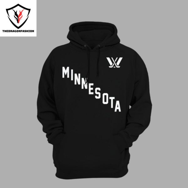 Minnesota Frost PWHL Playoff 2024 Design Hoodie – Black