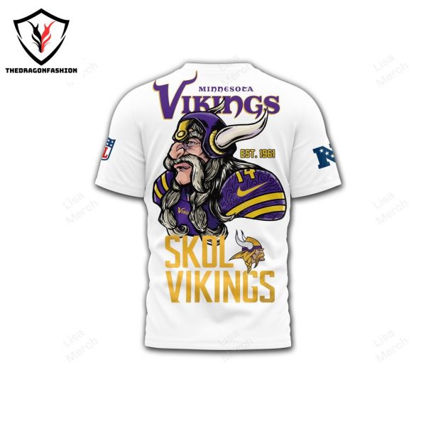 Minnesota Vikings Skol Vikings 3D T-Shirt