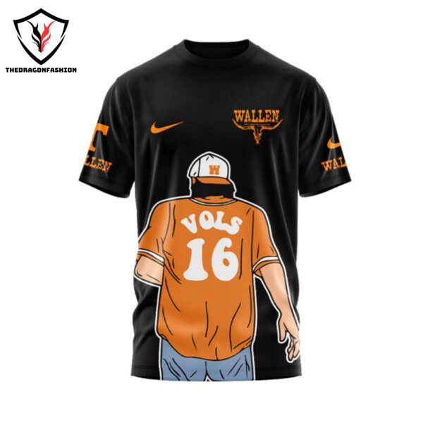 Morgan Wallen x Tennessee Volunteers 7 Summers 3D T-Shirt – Black