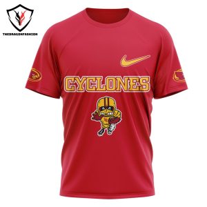 Go Cyclones Iowa State Cyclones 3D T-Shirt – Red