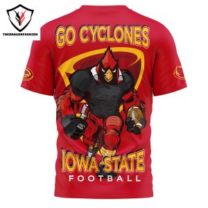 Go Cyclones Iowa State Cyclones 3D T-Shirt – Red