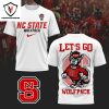 NC State Wolfpack Let Go 3D T-Shirt – Red