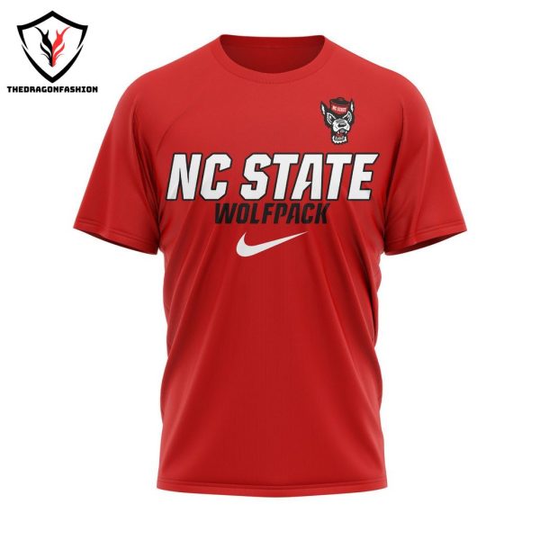 NC State Wolfpack Let Go 3D T-Shirt – Red