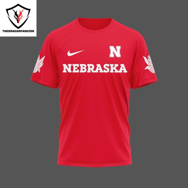 Nebraska Cornhuskers Go Big Red 3D T-Shirt