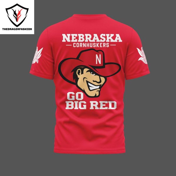 Nebraska Cornhuskers Go Big Red 3D T-Shirt