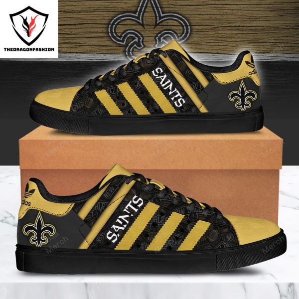 New Orleans Saints Football Stan Smith Shoes – Black