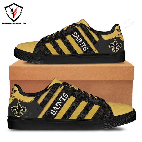 New Orleans Saints Football Stan Smith Shoes – Black