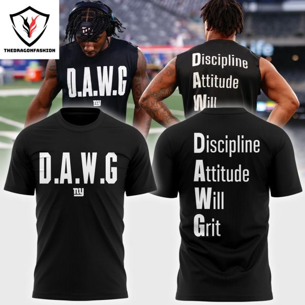 New York Giants D.A.W.G 3D T-Shirt