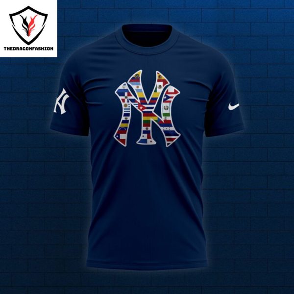 New York Yankees Happy Hispanic Heritage Month 2024 3D T-Shirt