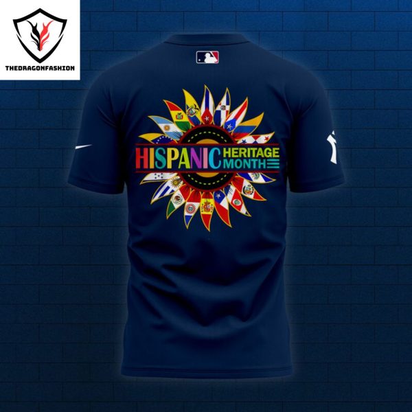 New York Yankees Happy Hispanic Heritage Month 2024 3D T-Shirt