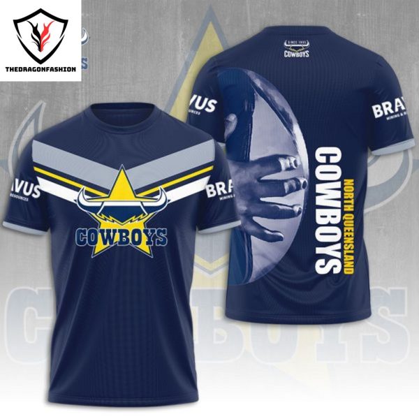 North Queensland Cowboys Design 3D T-Shirt