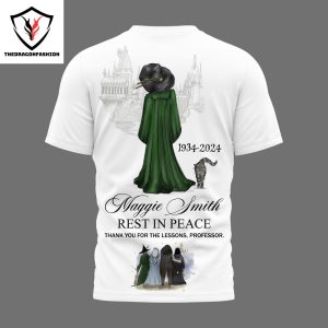 Maggie Smith Rest In Peace Thank You For The Lessons, Professor 3D T-Shirt