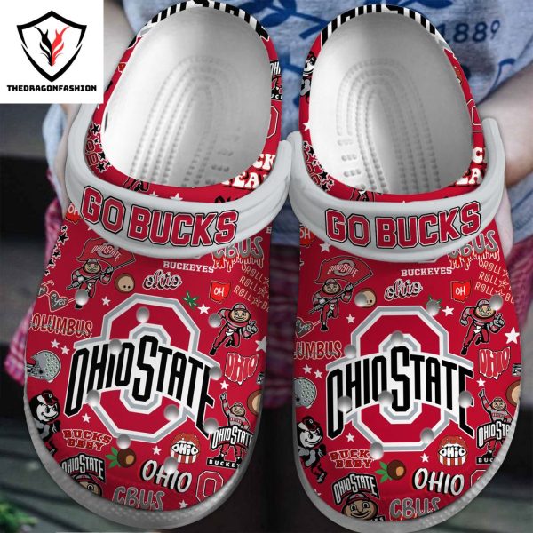 Ohio State Buckeyes Football Go Bucks Crocs