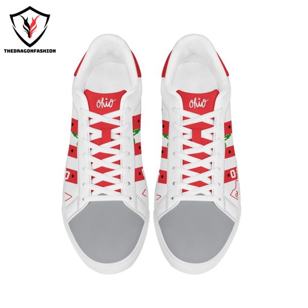 Ohio State Buckeyes Logo Stan Smith Shoes