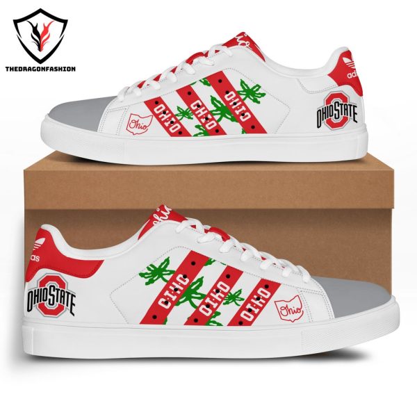 Ohio State Buckeyes Logo Stan Smith Shoes