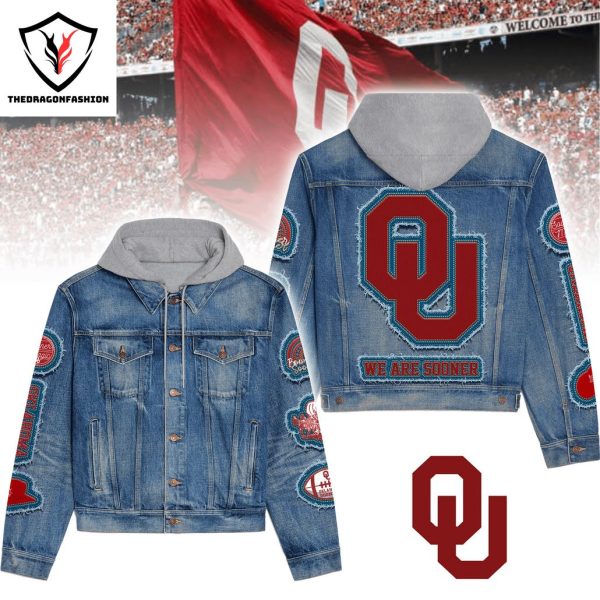 Oklahoma Sooners – We Are Sooner Hooded Denim Jacket