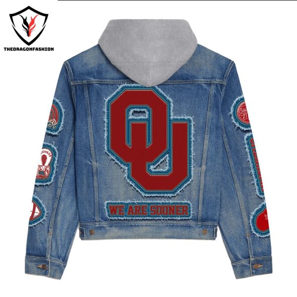 Oklahoma Sooners – We Are Sooner Hooded Denim Jacket