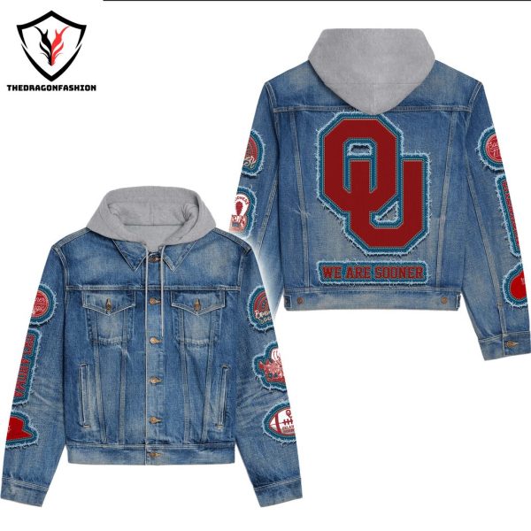 Oklahoma Sooners – We Are Sooner Hooded Denim Jacket