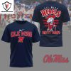 Ole Miss Rebels Hotty Toddy 3D T-Shirt -White