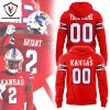 Personalized 2024 Kansas Jayhawks Football Hoodie – Blue