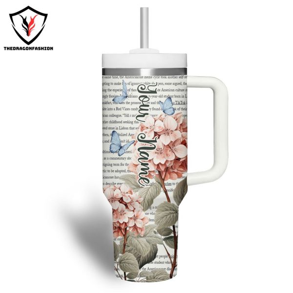 Personalized Be Kind To Your Mind Tumbler With Handle And Straw