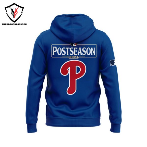 Philadelphia Phillies 2024 Postseason Locker Room Blue Hoodie