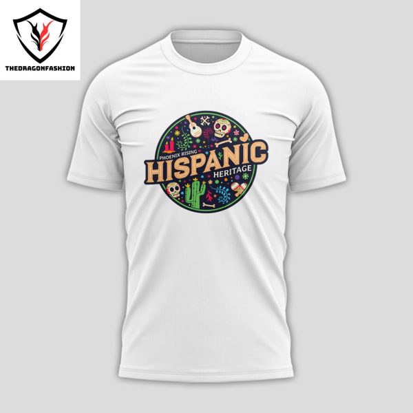 Phoenix Rising FC 2024 Hispanic Heritage Month 3D T-Shirt