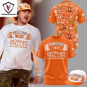 Morgan Wallen Live Knoxville Tennessee Sept 20 & 22 2024 3D T-Shirt – Orange