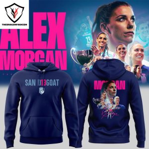 San D13Goat Thank You Alex Morgan Signature Design Hoodie