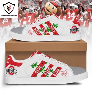 Ohio State Buckeyes Logo Stan Smith Shoes