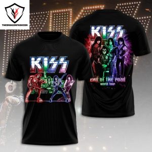 KISS Band Ace Siganture Design 3D T-Shirt