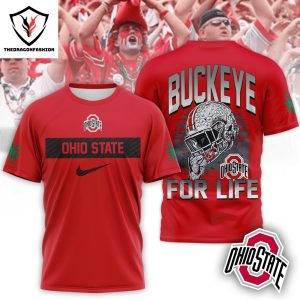 Ohio State Buckeyes – Buckeye For Life 3D T-Shirt