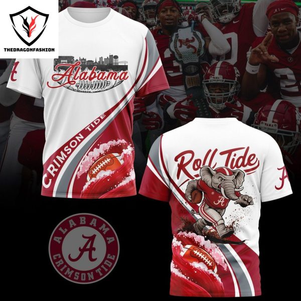 Roll Tide Alabama Crimson Tide 3D T-Shirt