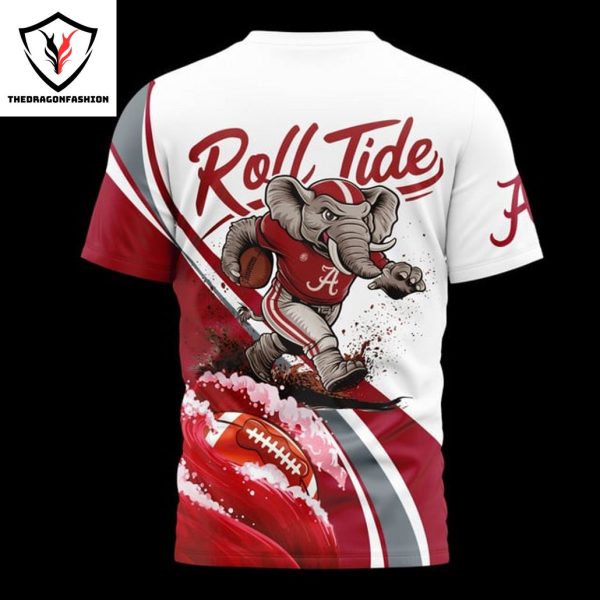 Roll Tide Alabama Crimson Tide 3D T-Shirt