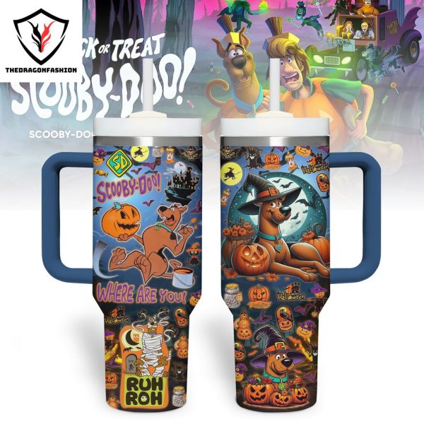 Scooby-Doo Where Are You Tumbler With Handle And Straw