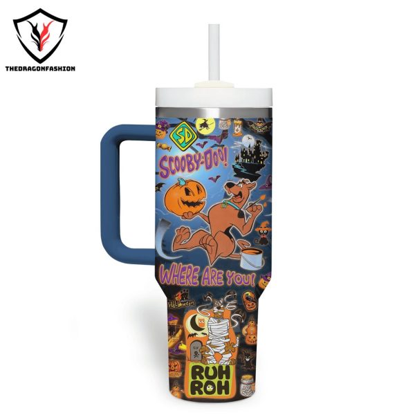 Scooby-Doo Where Are You Tumbler With Handle And Straw