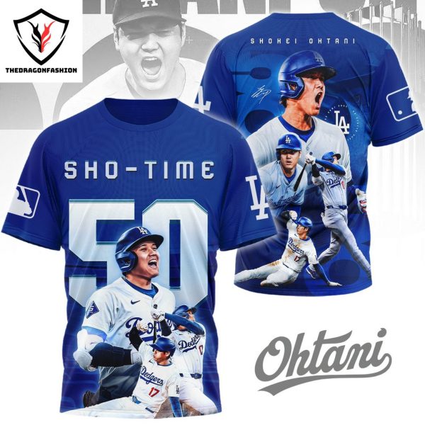 Sho-Time Los Angeles Dodgers Shohei Ohtani 3D T-Shirt