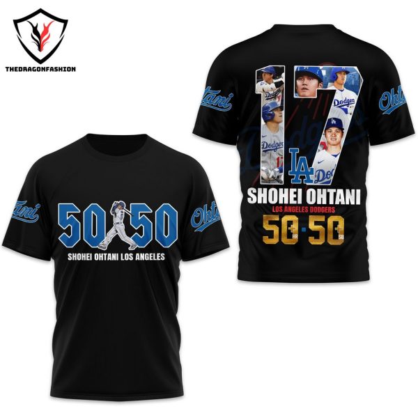 Shohei Ohtani Los Angeles Dodgers 50-50 3D T-Shirt