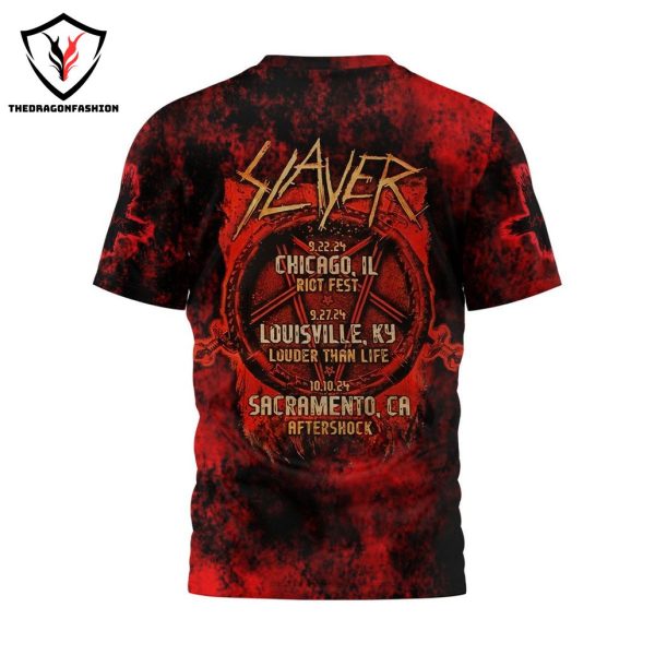 Slayer 2024 Tour 3D T-Shirt