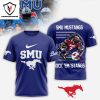 SMU Mustangs Kick Em Stangs 3D T-Shirt