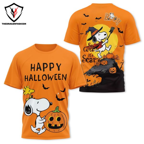 Snoopy Happy Halloween Design 3D T-Shirt