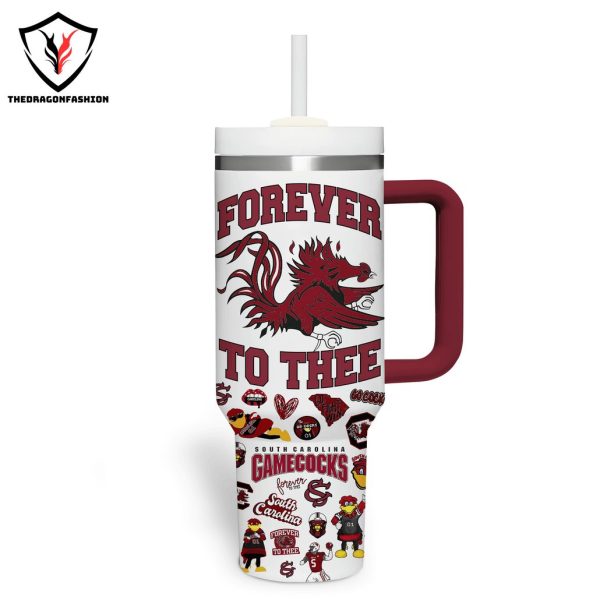 South Carolina Gamecocks I Run On Victories Tumbler With Handle And Straw