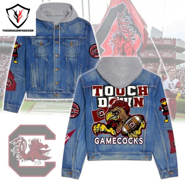 South Carolina Gamecocks Touch Down Gamecocks  Hooded Denim Jacket