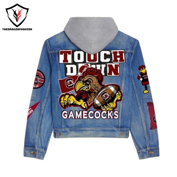 South Carolina Gamecocks Touch Down Gamecocks  Hooded Denim Jacket