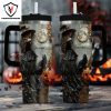 Spooky Halloween Trick Or Treat Tumbler With Handle And Straw