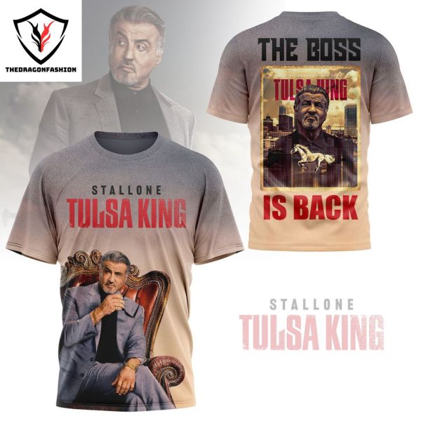 Stallone Tulsa King The Boss Is Back 3D T-Shirt