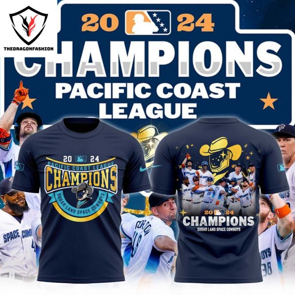 Sugar Land Space Cowboys Pacific Coast League Champions 3D T-Shirt