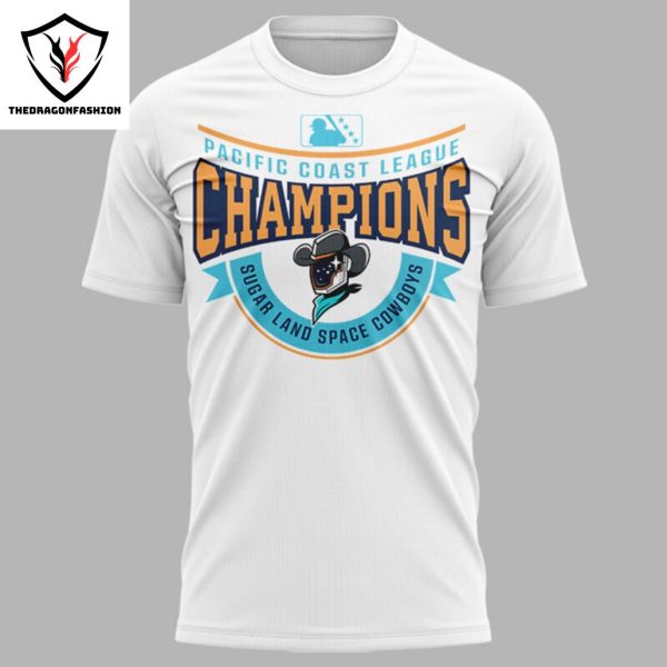 Sugar Land Space Cowboys Pacific Coast League Champions 3D T-Shirt