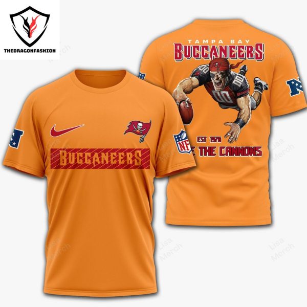 Tampa Bay Buccaneers Fire The Cannons 3D T-Shirt